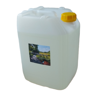 Renewable diesel HVO fuel in 20 litre UN approved jerrycan packaging